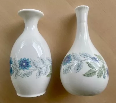 Buy Vintage Wedgwood Clementine Vases X 2 • 2.99£