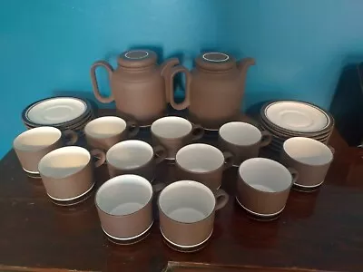Buy Hornsea Pottery Lancaster Vitamic Contrast 1976 Coffee Tea Pot Cups & Saucers • 20£