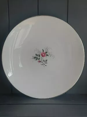 Buy Royal Tuscan Rose Dinner Plate White Fine Bone China Pink Flower Gold Trimmed  • 10£