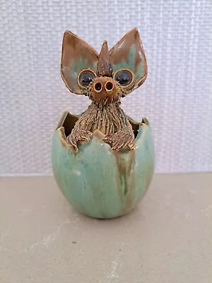 Buy Yare Designs Pottery Dragon In Egg Green - Rare • 55£