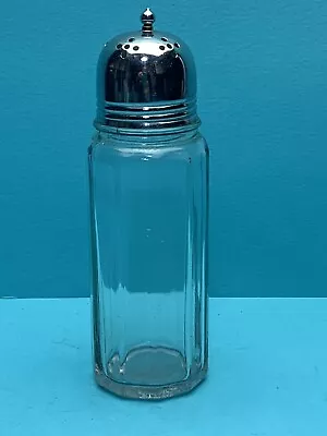 Buy Vintage Glass & Chrome Sugar Shaker • 4£