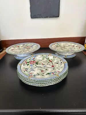 Buy Antique Royal Coronaware. 2 Cake Stands And 4 Plates. See Photos For Condition • 19.95£