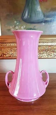 Buy Rare Vintage Royal Doulton Very Bright Pink Porcelain Art Deco 1930s Lustre Vase • 32.50£