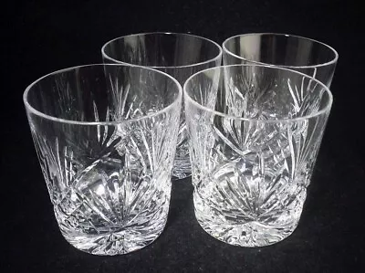 Buy Set 4 X Edinburgh Crystal Stirling Smaller Whisky Tumbler  Glasses 2.75 H • 19.99£