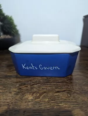 Buy Devonmoor Pottery Blue&White Ceramic Dish W. Lid Kents Cavern • 7.99£