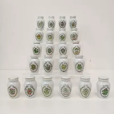 Buy Gloria Concepts Inc Porcelain Spice Jars X22 The Franklin Mint Japan 1985 -WRDC • 9.99£