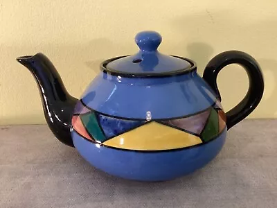 Buy Vintage Art Deco WATCOMBE Torquay Pottery JAZZ GEOMETRIC Handpainted TEA POT Imp • 10£