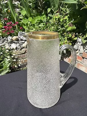Buy A Victorian Era Baccarat Ice Glass Pitcher  • 50£
