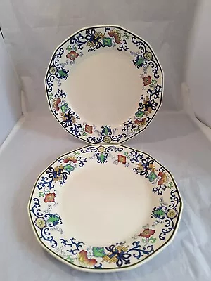 Buy Vintage Royal Doulton Nankin Dinner Plates 9.75  Diameter X 2  • 19.99£