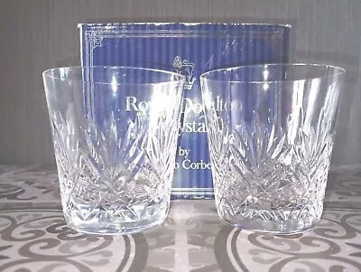 Buy Boxed Pair Of Royal Doulton - Webb Corbett ..Cut Crystal Tumblers  • 24.99£