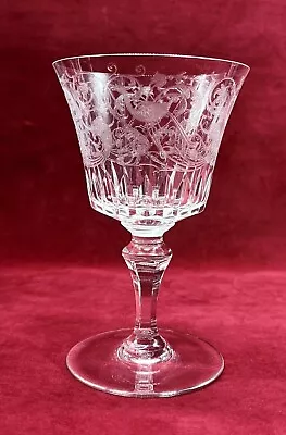 Buy Baccarat Bologna Birds Water Wine Glass Water Glass Crystal Engraved Birds Parma • 96.11£
