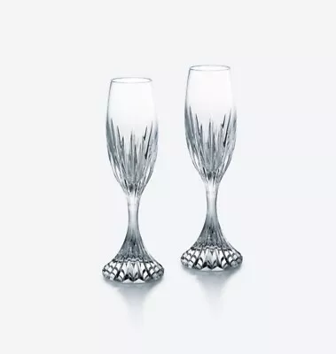 Buy Baccarat Massena Crystal Champagne Flutes • 199£