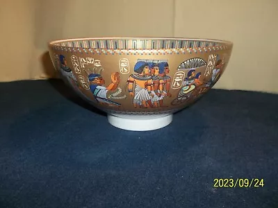 Buy Vintage Kaiser HOMAGE TO TUTANKHAMUN 10  Bowl Egyptian W German Porcelain Ltd Ed • 107.36£