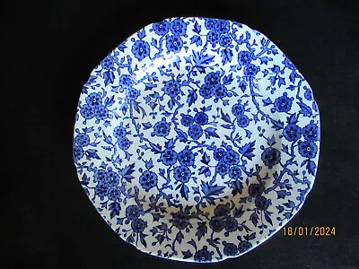 Buy Burleigh Blue Arden Pattern Dinner Plate 9½ Inches • 20£