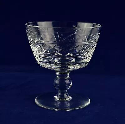 Buy Stuart Crystal  IMPERIAL  Champagne Glass / Saucer - 9.4cms (3-3/4 ) Tall - 1st • 19.50£