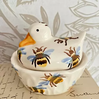 Buy Emma Bridgewater Bumble Bee Small Duck On Nest Basket Coddler NEW 1st Quality • 32.99£