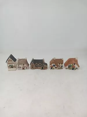 Buy 5 X Philip Laureston Pottery Ornament Cottage Houses Buildings • 9.99£