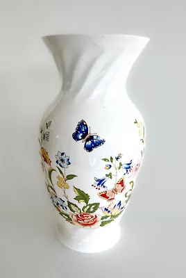 Buy Vintage Aynsley Bone China 'Cottage Garden' Floral Pattern Vase • 15£