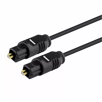 Buy 1.5M DIGITAL AUDIO FIBRE OPTIC OPTICAL TOSLink CABLE LEAD WIRE SOUND BAR TV PS4 • 2.79£