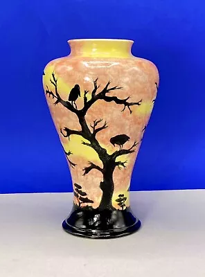 Buy Cobridge Stoneware 27cm African Sunset Large Vase - Anji Davenport 1998 Apple • 140£