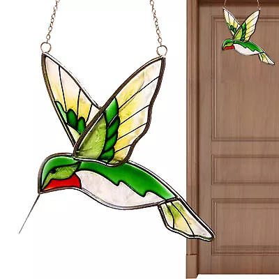 Buy Hummingbird Suncatchers Acrylic Glass Ornaments Colored Bird Decor Accessory • 5.61£