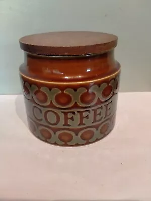 Buy Hornsea Bronte Coffee Cannister Storage Jar Ceramic Retro 1977 Vintage • 11.95£