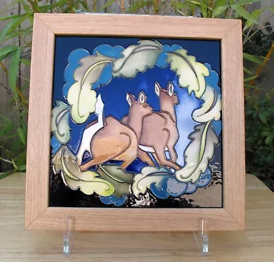Buy Moorcroft Rare The Deers PLQ8 Trial Wall Plaque Dated First Quality RRP £285 • 155£