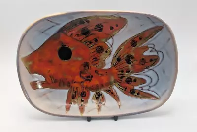 Buy MONIQUE KURT BRUNNER VALLAURIS Studio Pottery Fish Bowl / Dish French Vintage • 150£