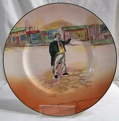 Buy Royal Doulton, Dickens Ware, Cap'n Cuttle D6327, By C. Noke, 10.5  Plate, C1930s • 14.99£