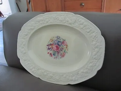 Buy Antique Crown Ducal Ware Made In England Large Embossed Platter • 18.67£