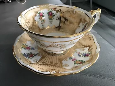 Buy George Jones Tea Cup And Saucer  Crescent China Vintage • 17.99£