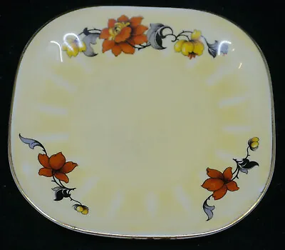 Buy VINTAGE LIMOGES CHINA COMPANY SMALL PLATE, GOLDEN GLOW W FLOWERS, SEBRING, OHIO • 3.73£