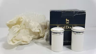 Buy New Royal Doulton Rhodes Salt And Pepper Set England Bone China H5099 • 51.21£