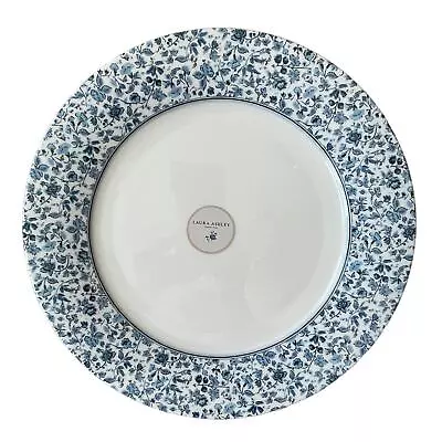 Buy LAURA ASHLEY Set Of (4) Porcelain Dinner Plates 10.5in Blue Spring Floral NEW • 65.23£