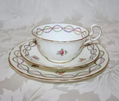 Buy VERY RARE ANTIQUE C.1905 AYNSLEY BONE CHINA FLORAL TRIO PATTERN 6209 • 8.99£