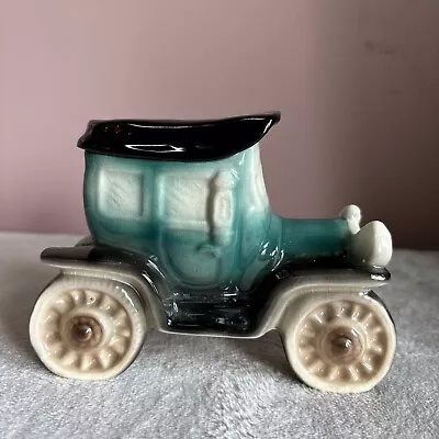 Buy Rare Kingston Pottery Vintage Ceramic Vintage Car Majolica Style 1960's Green • 12.97£