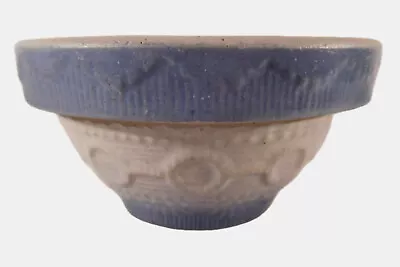 Buy Antique Blue & White Salt Glaze Stoneware  Wedding Ring  Extra Small Mixing Bowl • 28.13£