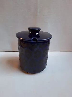Buy Hornsea Heirloom Midnight Blue Lidded Sugar Bowl/ Preserve Pot • 12.99£