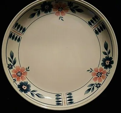 Buy STAFFORDSHIRE Tableware Blue And Pink ? Flowers 9½ Inch Dinner Plate X1 (4 Avail • 7.99£