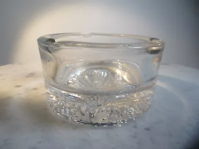 Buy Vintage Daum France Crystal Glass Small Icicle Ashtray/ Candle Holder . • 30£