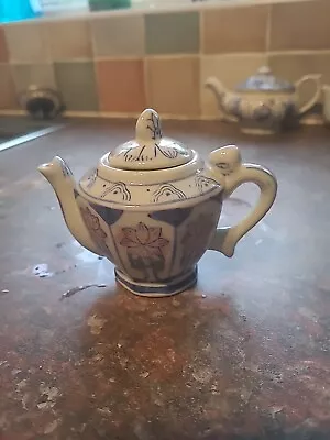 Buy Old Miniature Chinese Porcelain Teapot • 22.50£