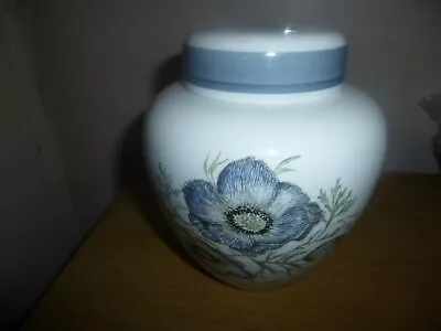 Buy Vintage 14cm  Wedgwood Susie Cooper Glen Mist Bone China Ginger Jar (D31) • 7.99£