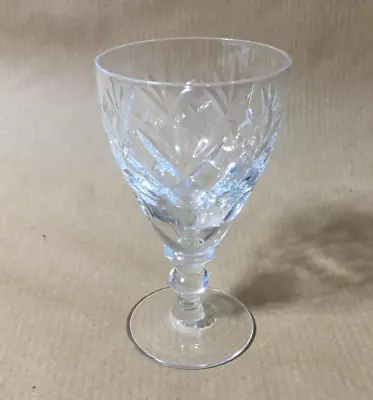 Buy Vintage Crystal Port Sherry Glasses, Cut Crystal, Sherry Glass, 10cm Tall • 8.99£