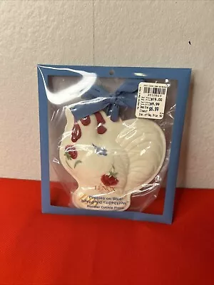 Buy Lenox Poppies On Blue Barnyard Collection Rooster Cookie Press Cookie Mold New • 9.33£