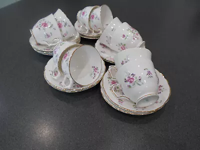 Buy Crown Staffordshire Bone China Tea Cups And Saucers  • 25£
