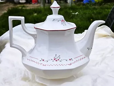 Buy Vintage English Elegant Porcelain Large Tea Pot For 4 Cups • 14.50£
