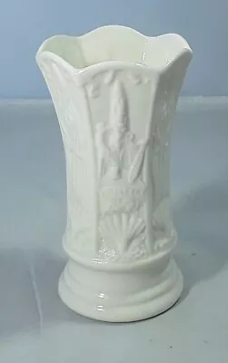 Buy  Rare Irish Belleek Art Nouveau Cream Porcelain Small Vase Visitors Centre  • 12£