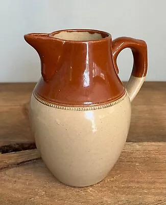 Buy Vintage Treacle Glazed Stoneware Langley Mill Studio Pottery Jug 14cm Tall • 8.99£