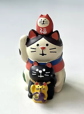 Buy Japanese Style Resin Meneki Lucky Cat & Dharma Cat (Bodhidharma) Ornament￼達摩招財貓 • 12.90£