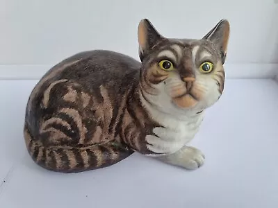Buy 1982 Limited Edition Franklin Mint Cat Figurine,  FASCINATION  By Eric Tenney  • 9.95£